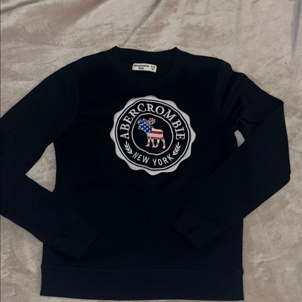 Abercrombie & Fitch boy Navy Crewneck Sweater